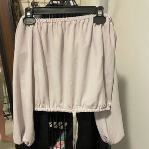 Off the shoulder Aritzia top